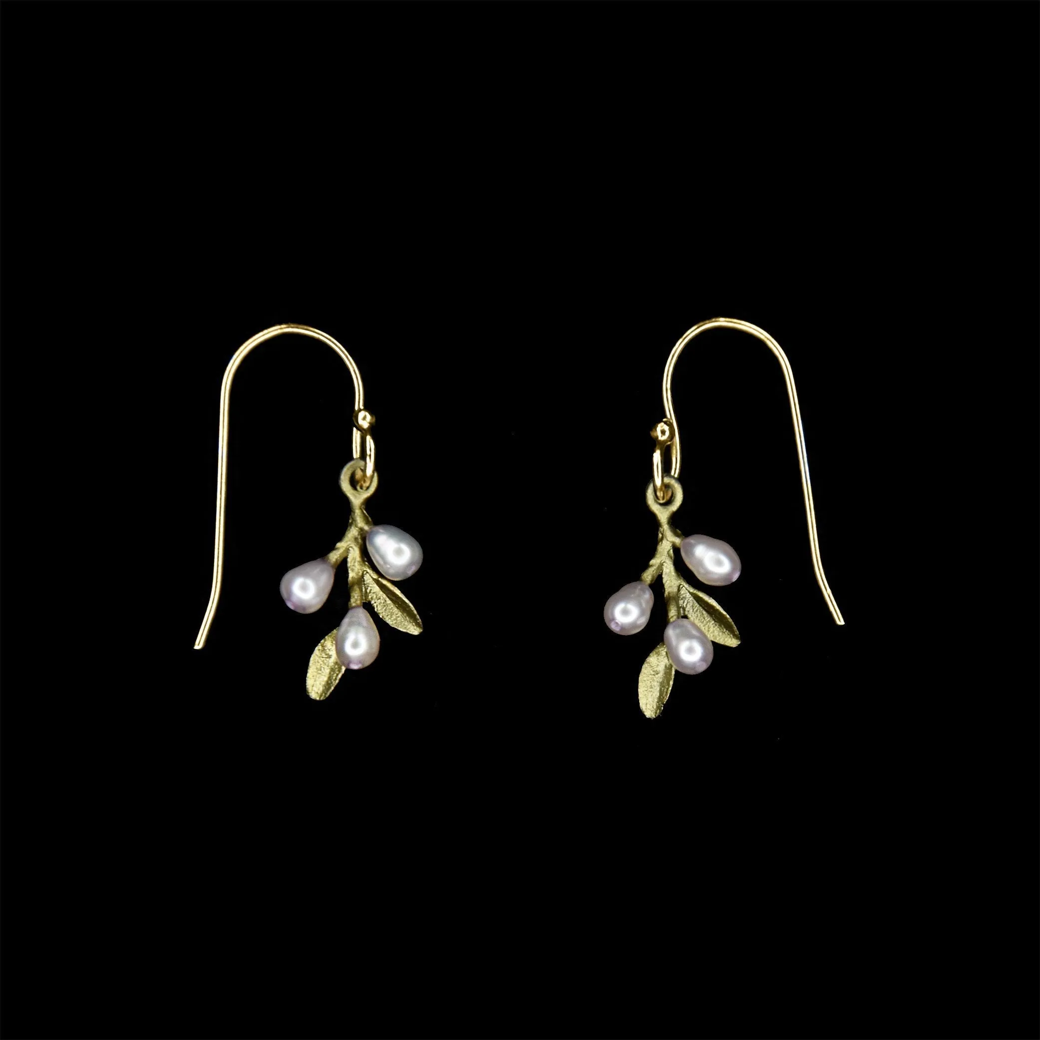 Flowering Thyme Earrings - Dainty Wire